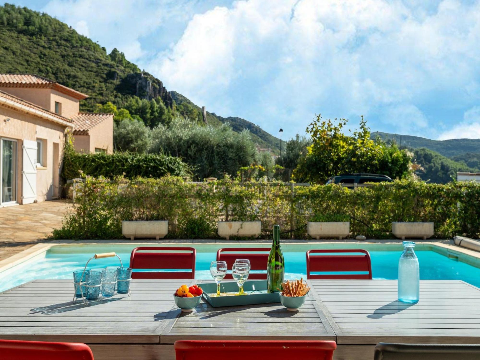 House In The South Of France With Private Pool Villa Roquebrun Dış mekan fotoğraf
